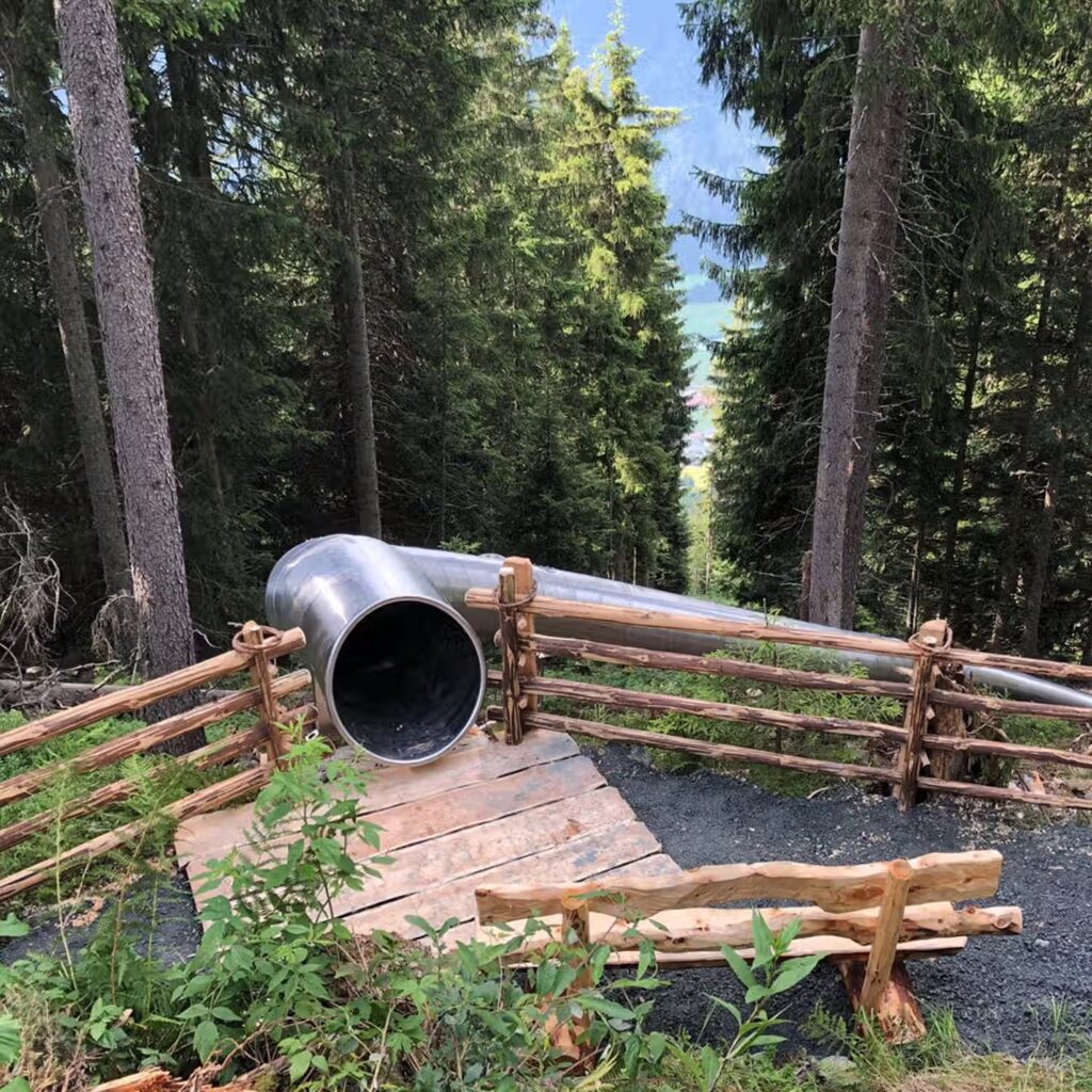 Ausflugsziel an der Zugspitze - Waldrutschen in Ehrwald